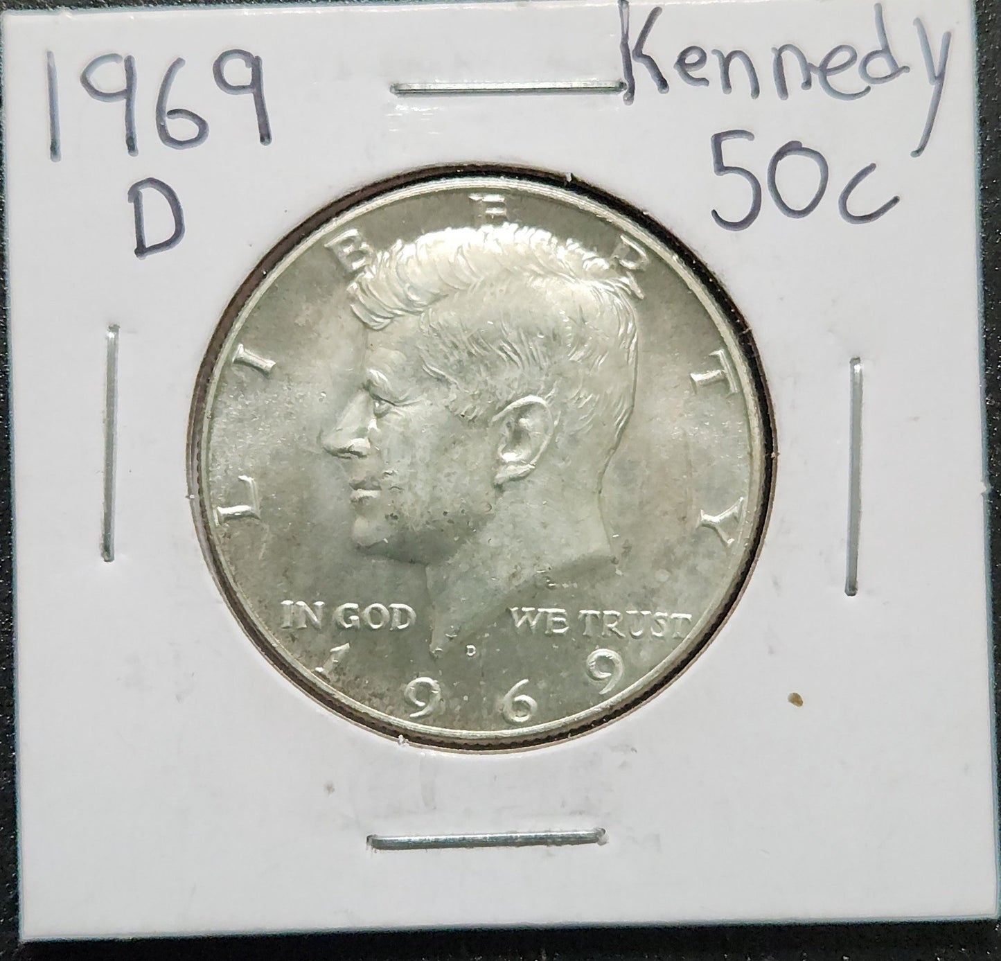 1969-D Kennedy Half MS-62 6925.63 — Obverse