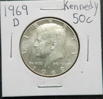 1969-D Kennedy Half MS-62 6925.63 — Obverse