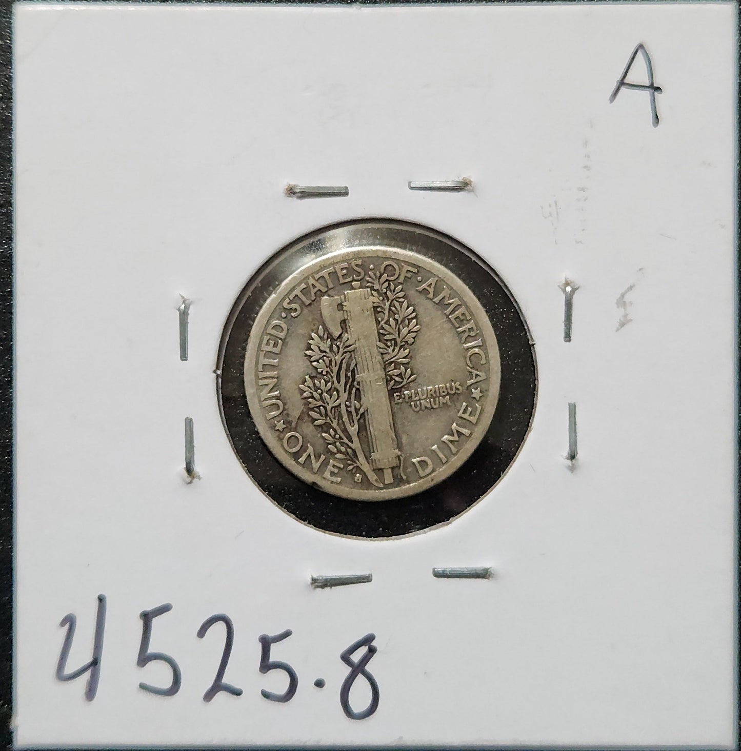1916-S Mercury Dime VG-8 4525.8 — Reverse