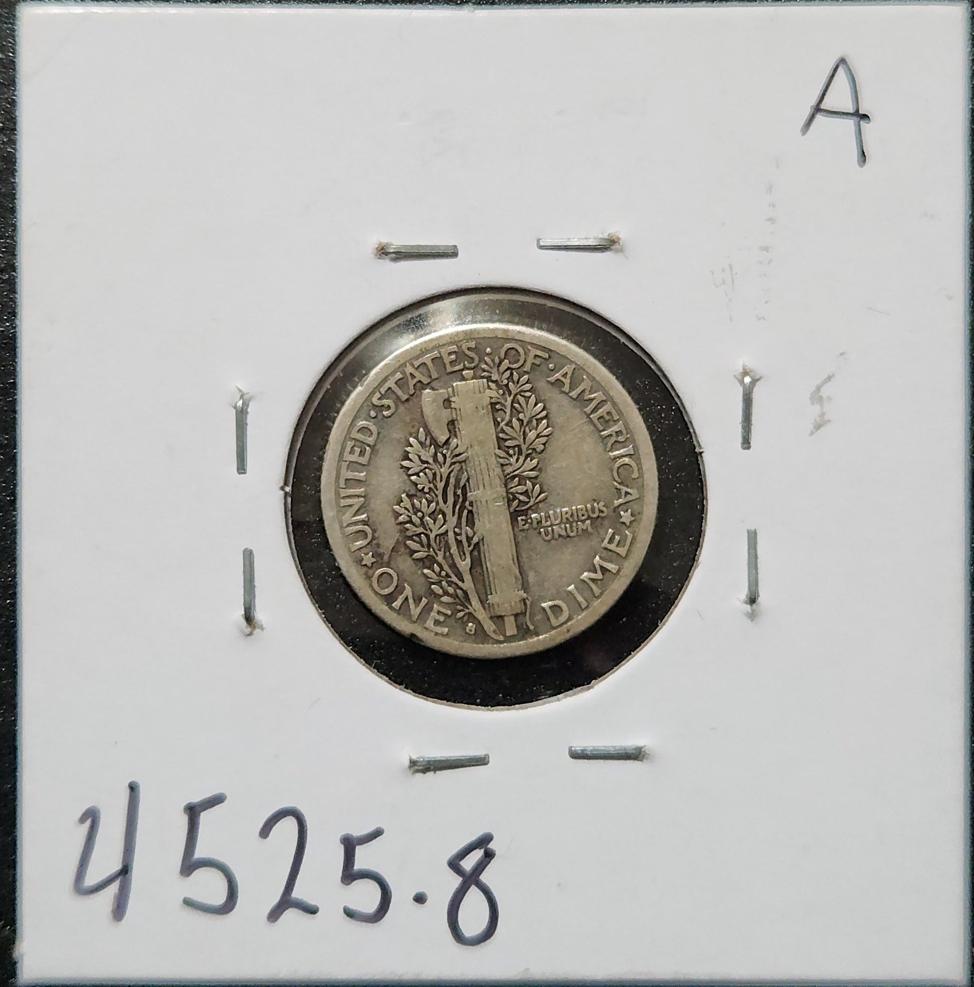 1916-S Mercury Dime VG-8 4525.8 — Reverse