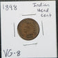 1898 Indian Head Cent VG-8 1416.8 — Obverse