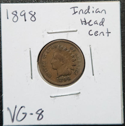 1898 Indian Head Cent VG-8 1416.8 — Obverse