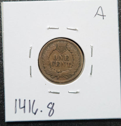 1898 Indian Head Cent VG-8 1416.8 — Reverse