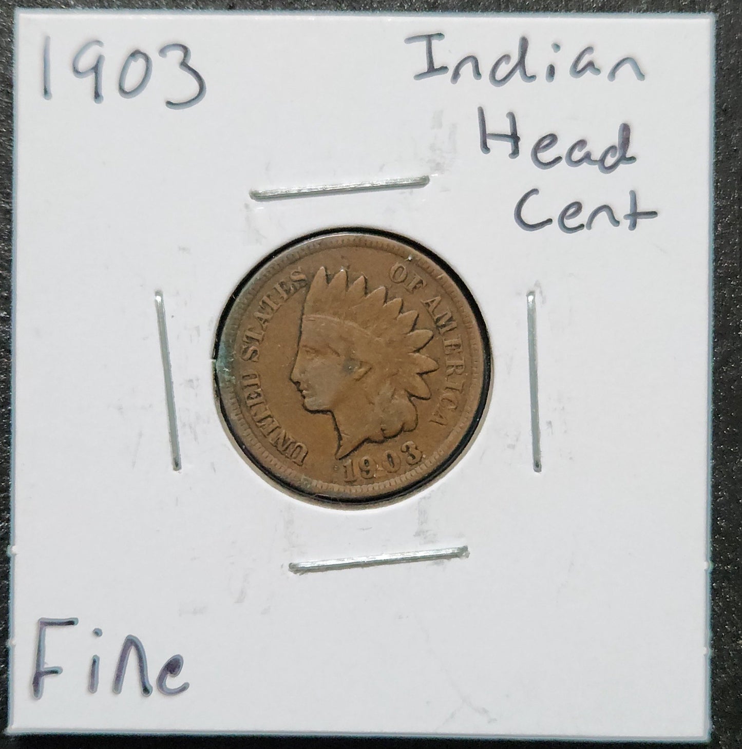 1903 Indian Head Cent Fine 1431.D12 — Obverse
