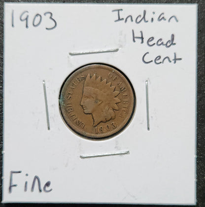 1903 Indian Head Cent Fine 1431.D12 — Obverse