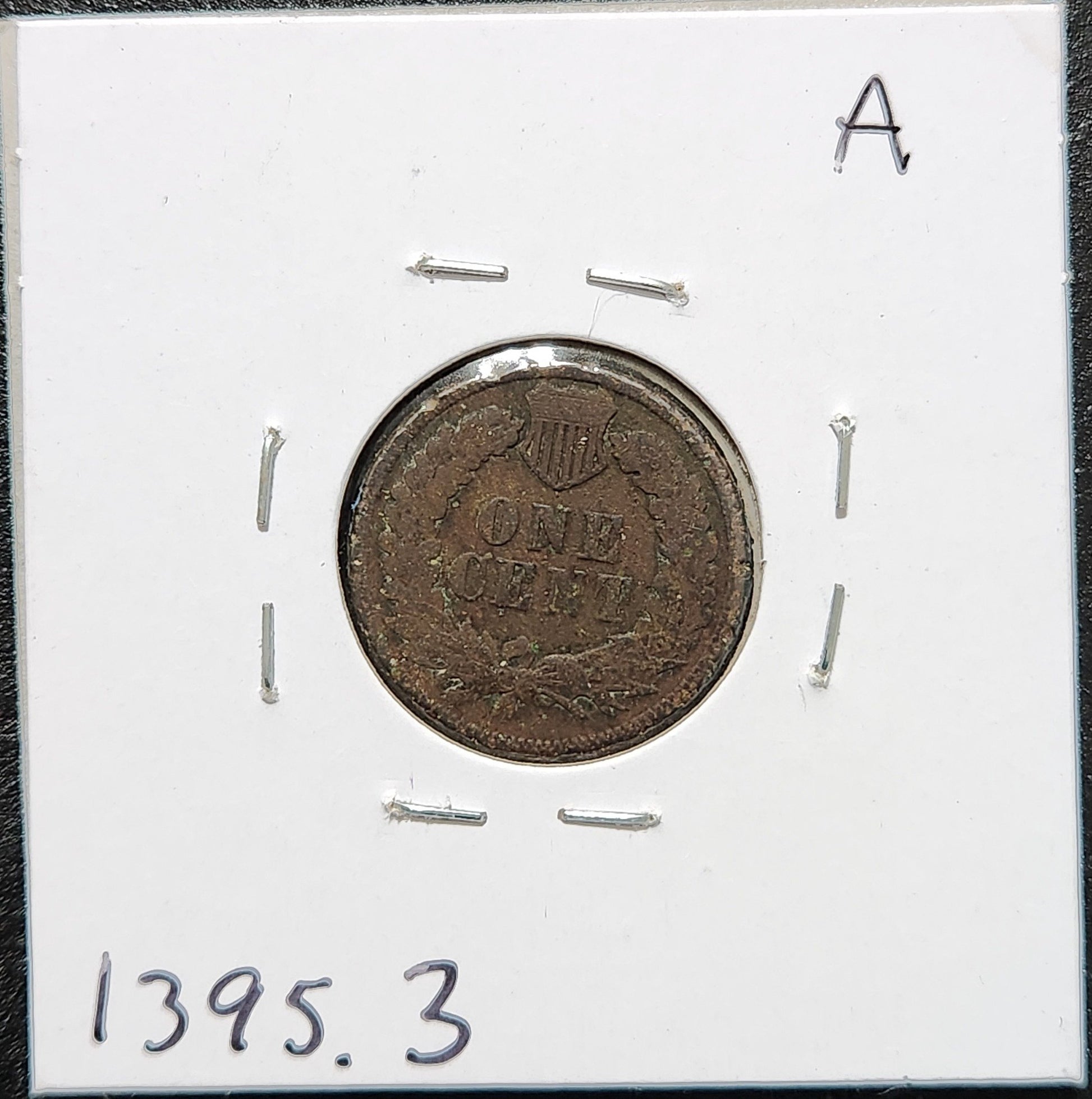 1893 Indian Head Cent AG-3 1395.3 — Reverse