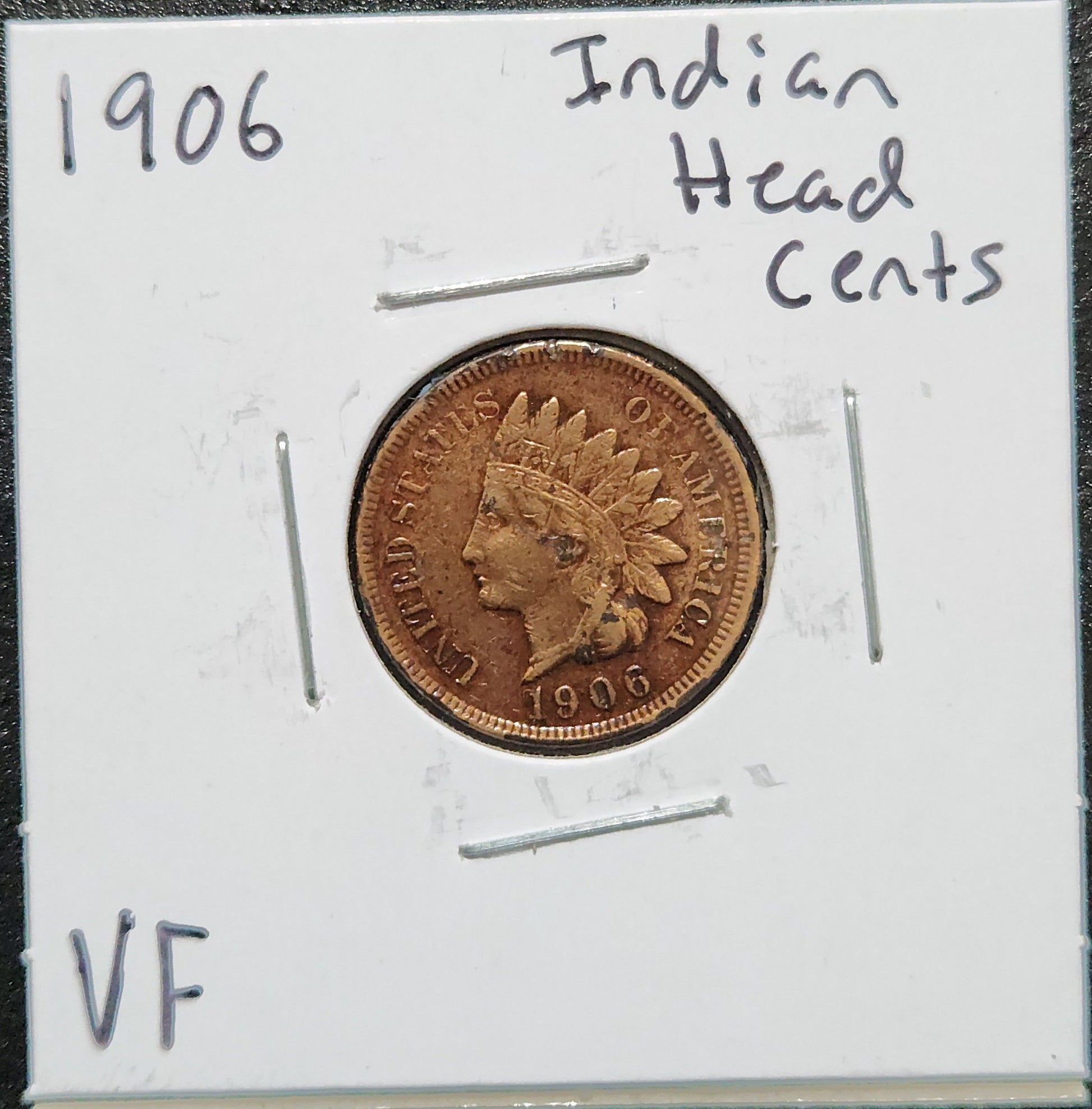 1906 Indian Head Cent VF 1440.D25 — Obverse