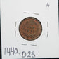 1906 Indian Head Cent VF 1440.D25 — Reverse