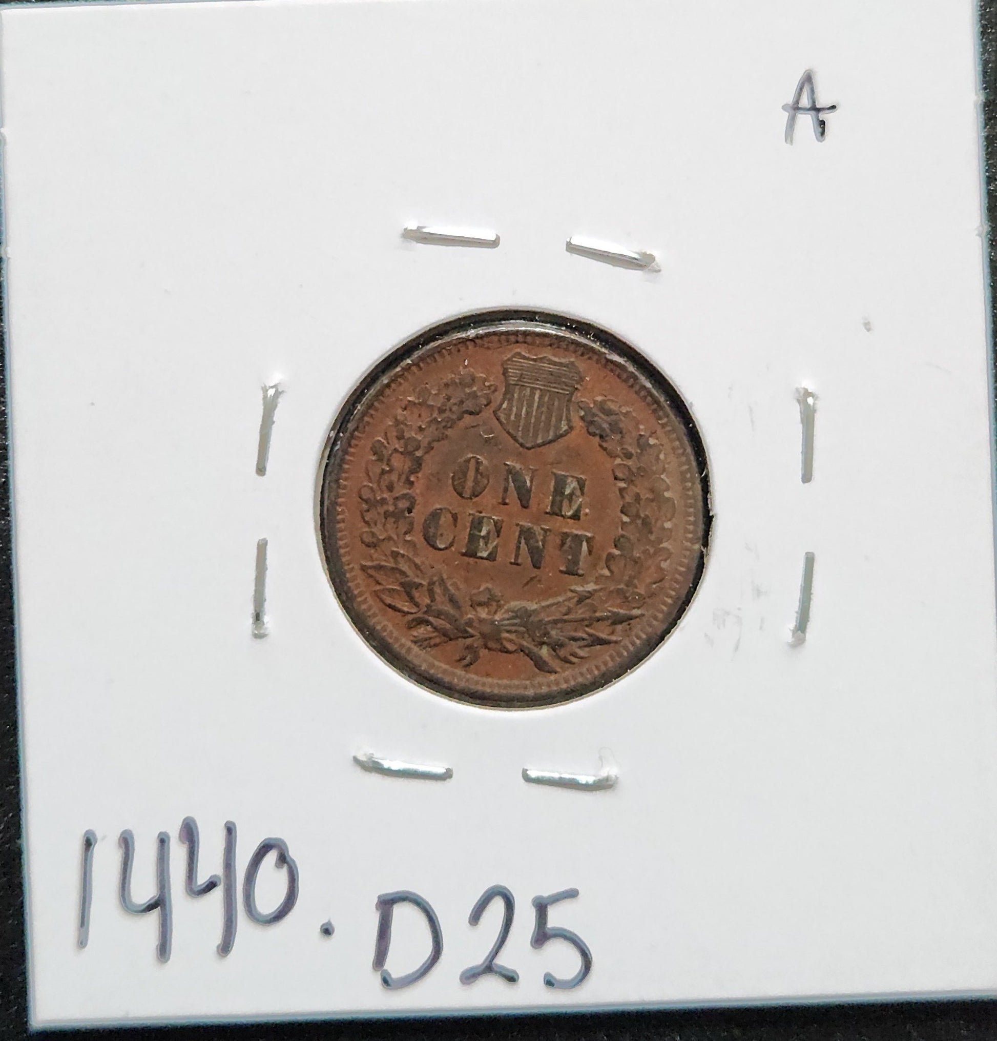 1906 Indian Head Cent VF 1440.D25 — Reverse