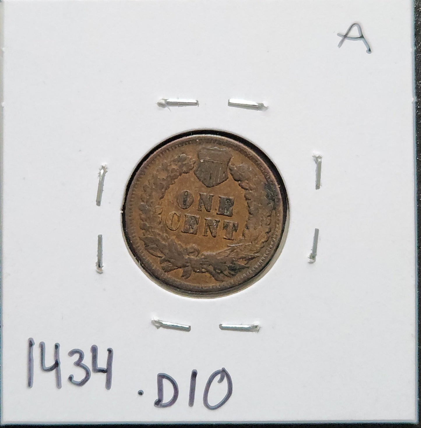 1904 Indian Head Cent VG 1434.D10 — Reverse