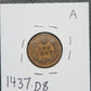 1905 Indian Head Cent VG 1437.D8 — Reverse
