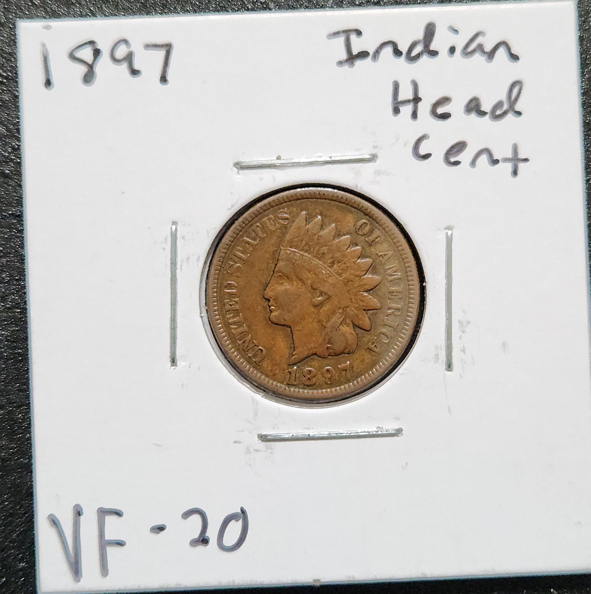 1897 Indian Head Cent VF-20 1410.20 — Obverse