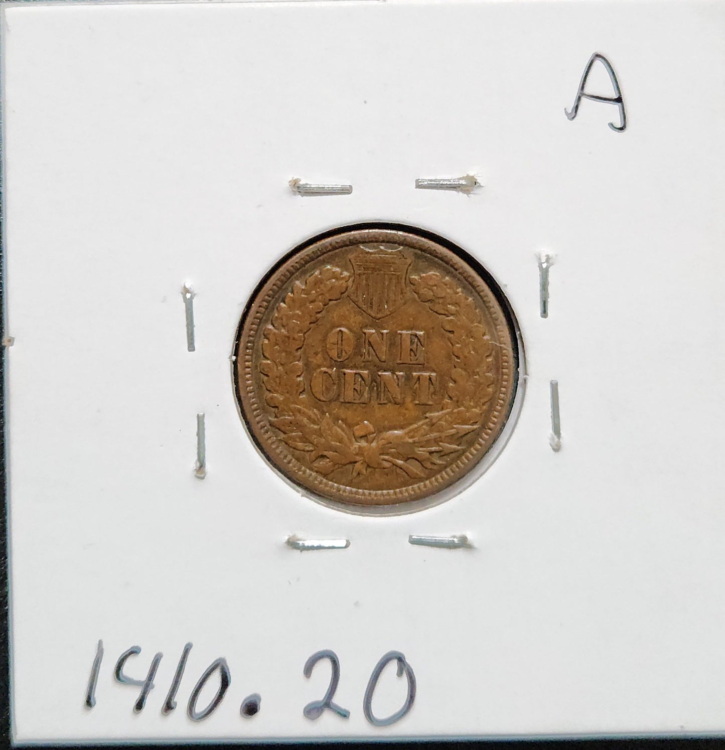 1897 Indian Head Cent VF-20 1410.20 — Reverse