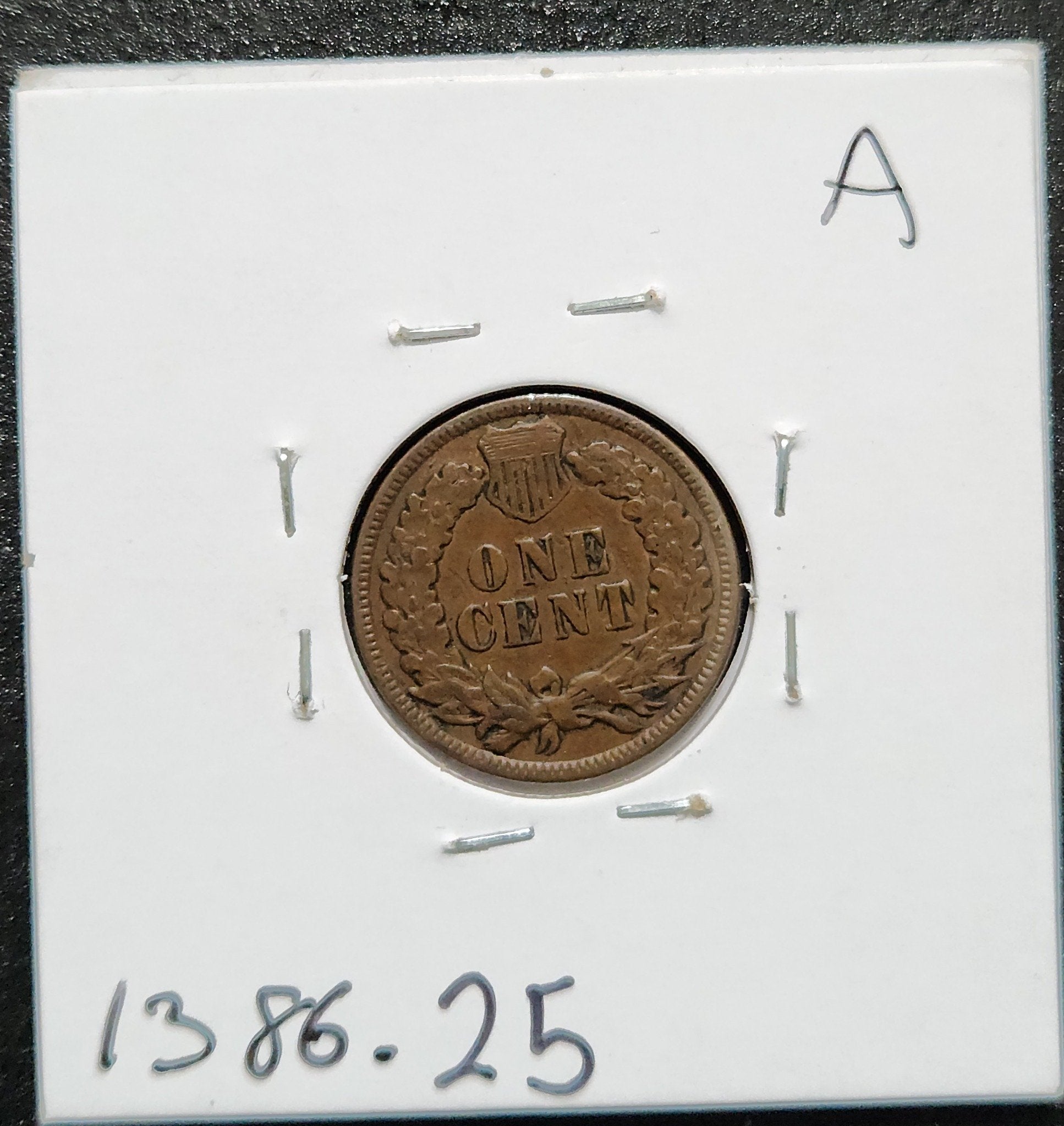 1890 Indian Head Cent VF-25 1386.25 — Reverse