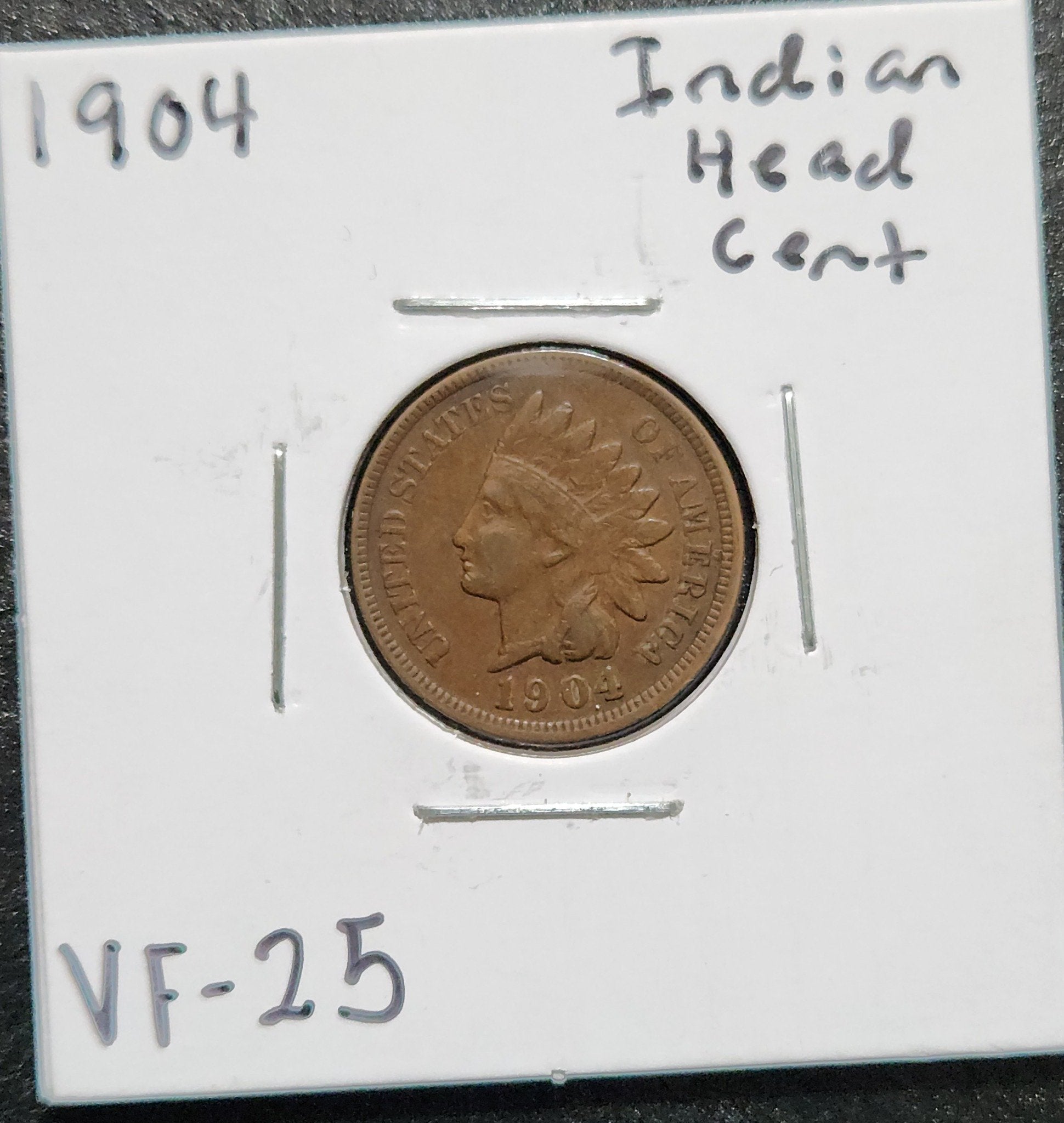 1904 Indian Head Cent VF-25 1434.25 — Obverse