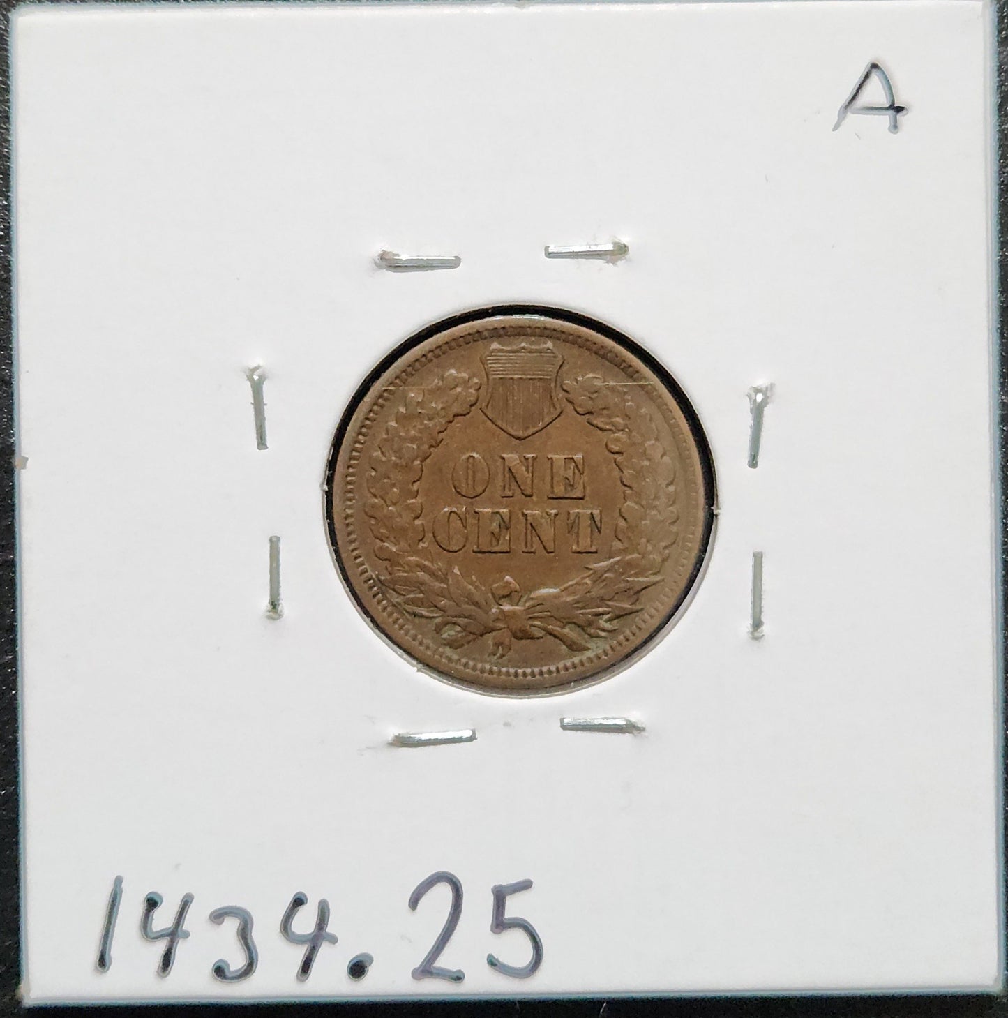 1904 Indian Head Cent VF-25 1434.25 — Reverse