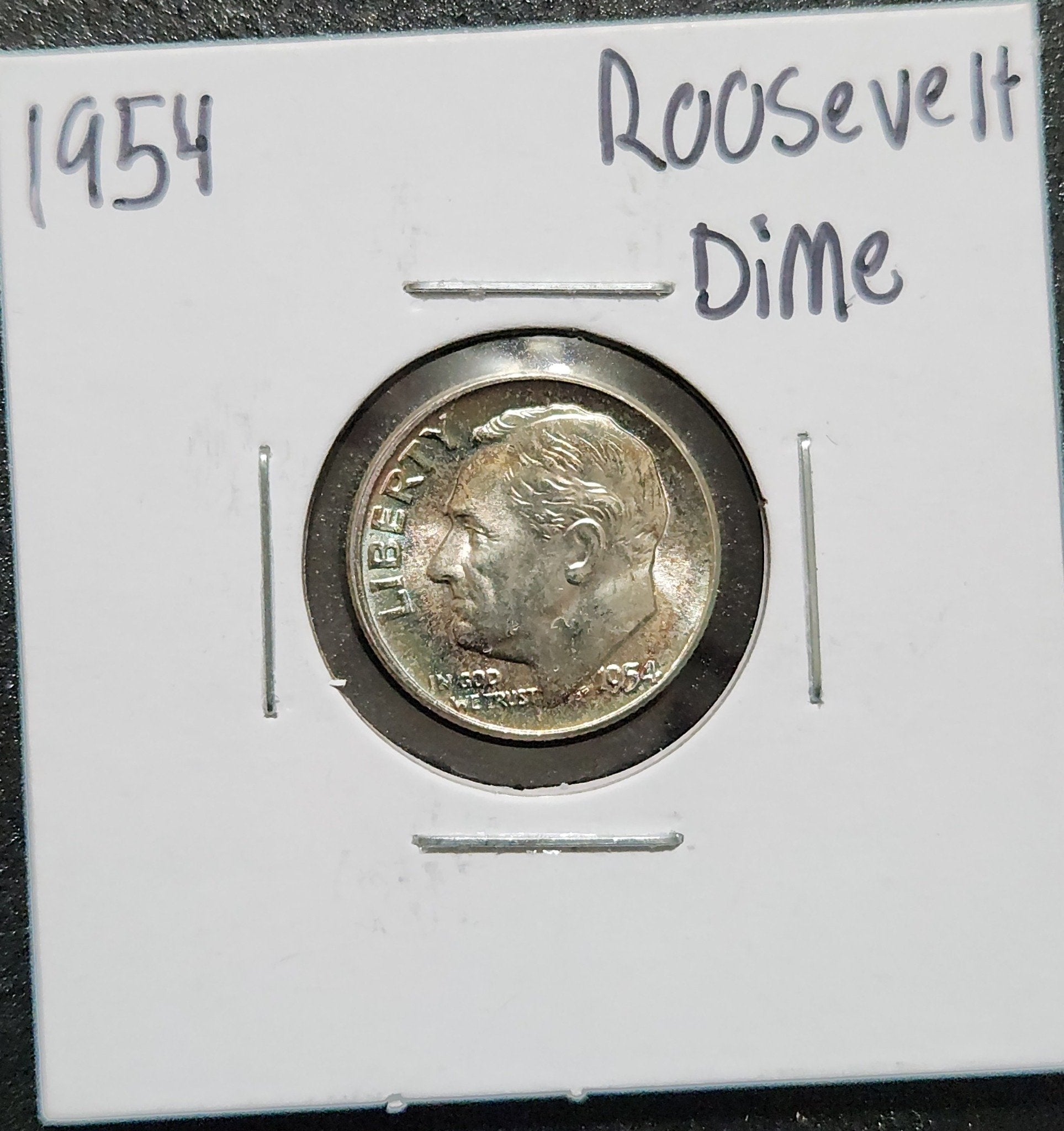 1954 Roosevelt Dime MS-65 4666.65 — Obverse