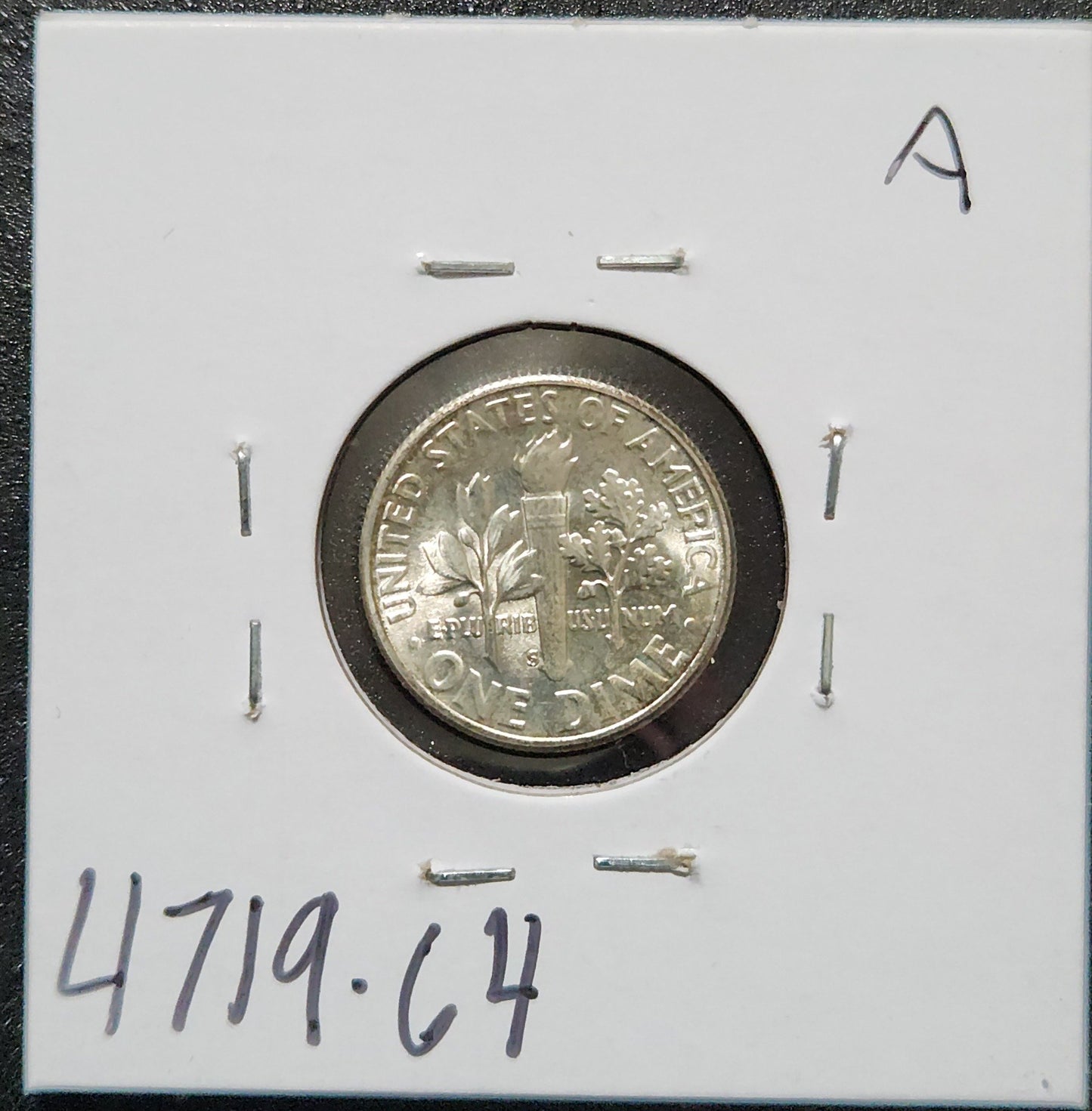 1953-S Roosevelt Dime MS-64 4719.65 — Reverse