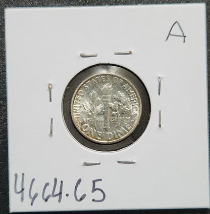 1953 Roosevelt Dime MS-65 4664.65 — Reverse