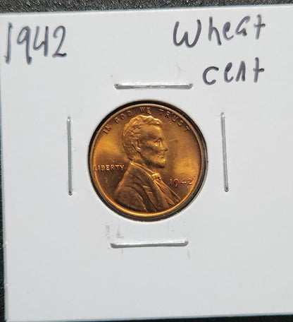 1942 Wheat Cent MS-64 1973.64 — Obverse