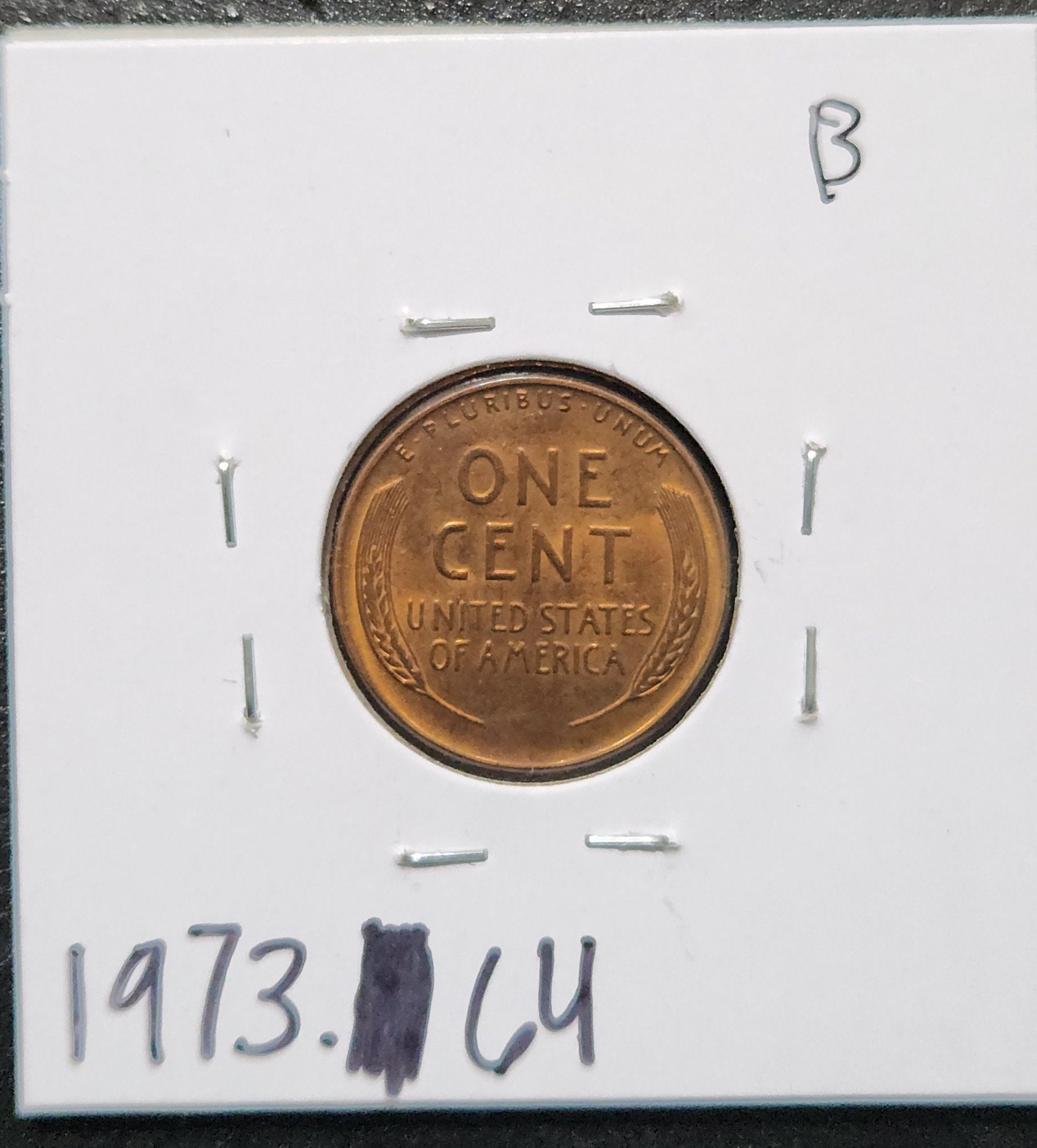 1942 Wheat Cent MS-64 1973.64 — Reverse
