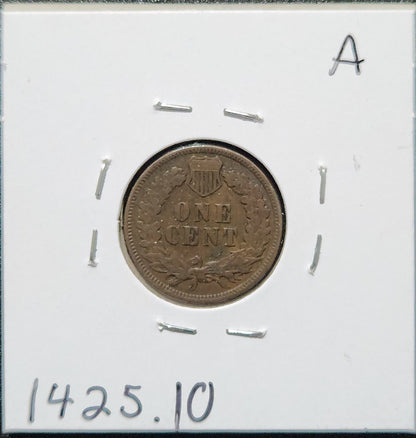 1901 Indian Head Cent VG-10 1425.10 — Reverse