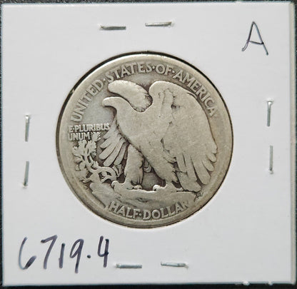 1919-D Walking Liberty Half G-4 6719.4 — Reverse