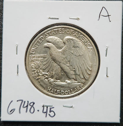 1946 Walking Liberty Half XF-45 6748.45 — Reverse