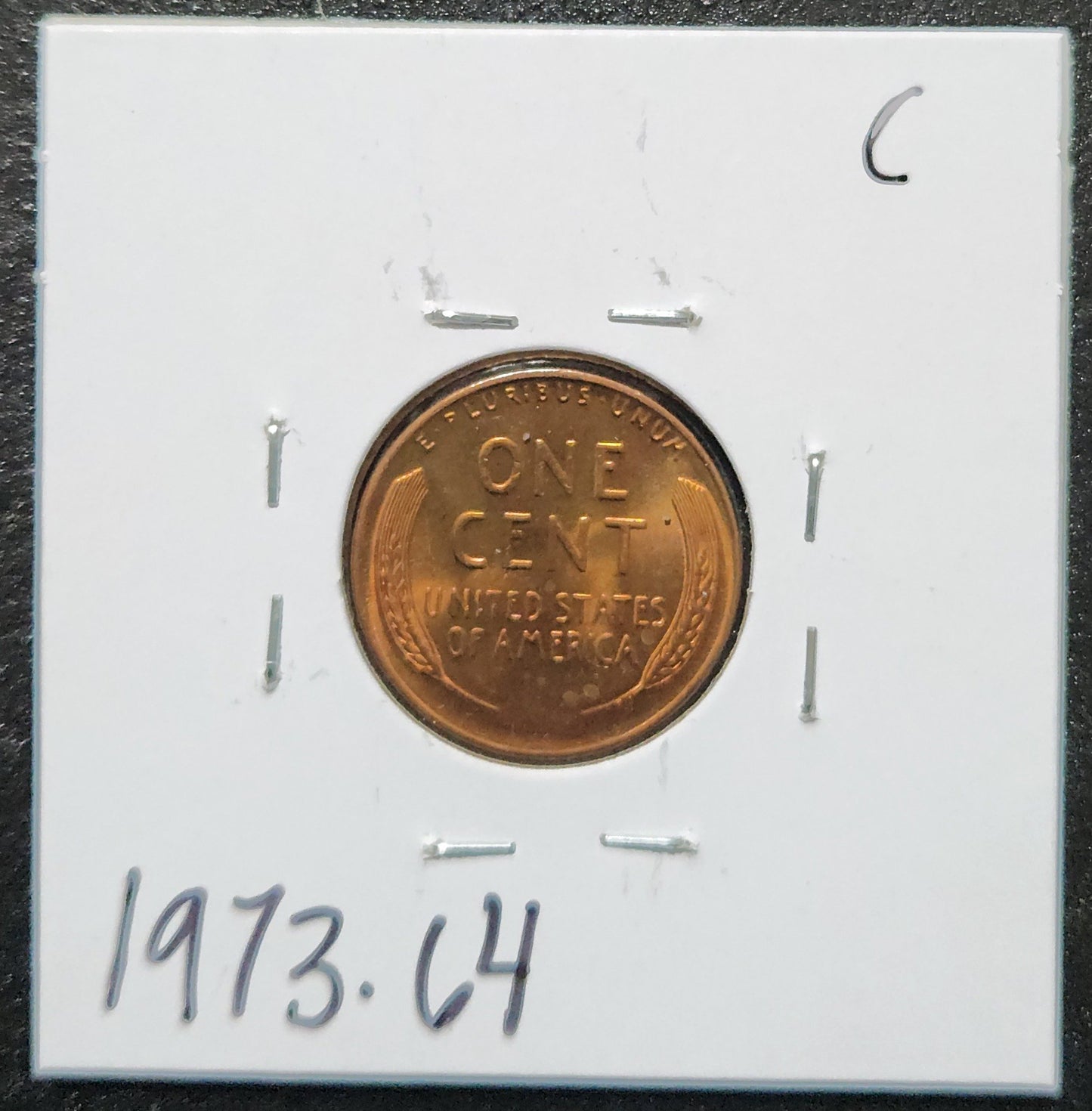 1942 Wheat Cent MS-64 1973.64 — Reverse