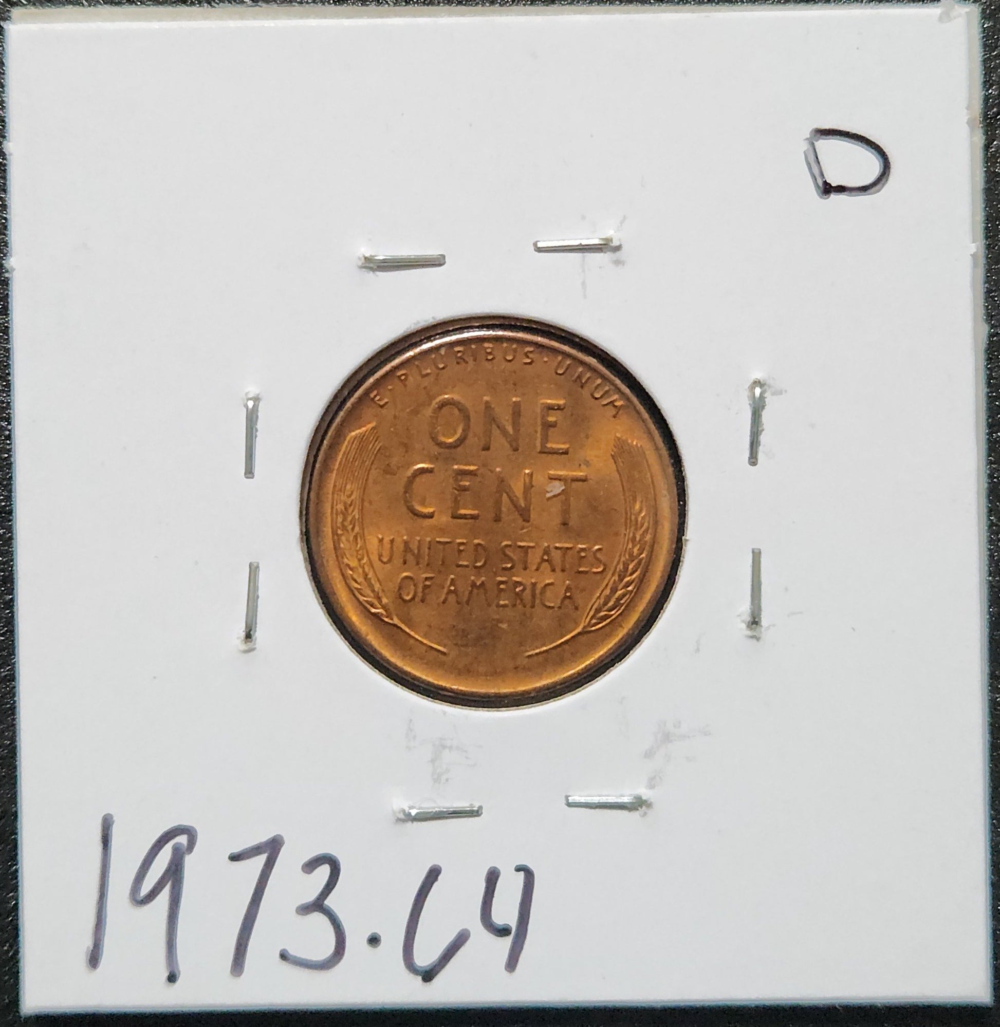 1942 Wheat Cent MS-64 1973.64 — Reverse