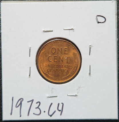 1942 Wheat Cent MS-64 1973.64 — Reverse