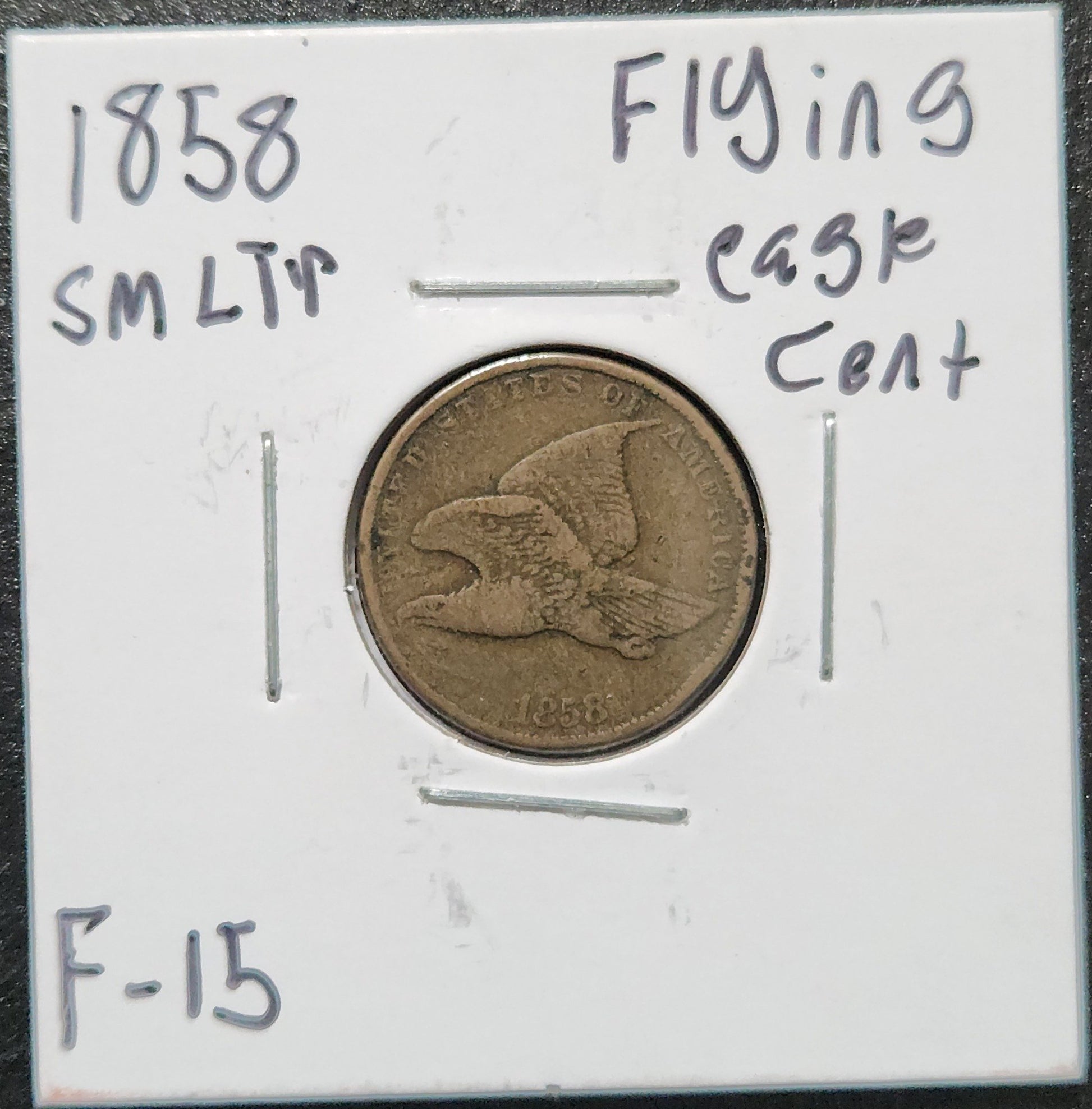 1858 Flying Eagle Cent Small Letters F-15 15316.15 — Obverse