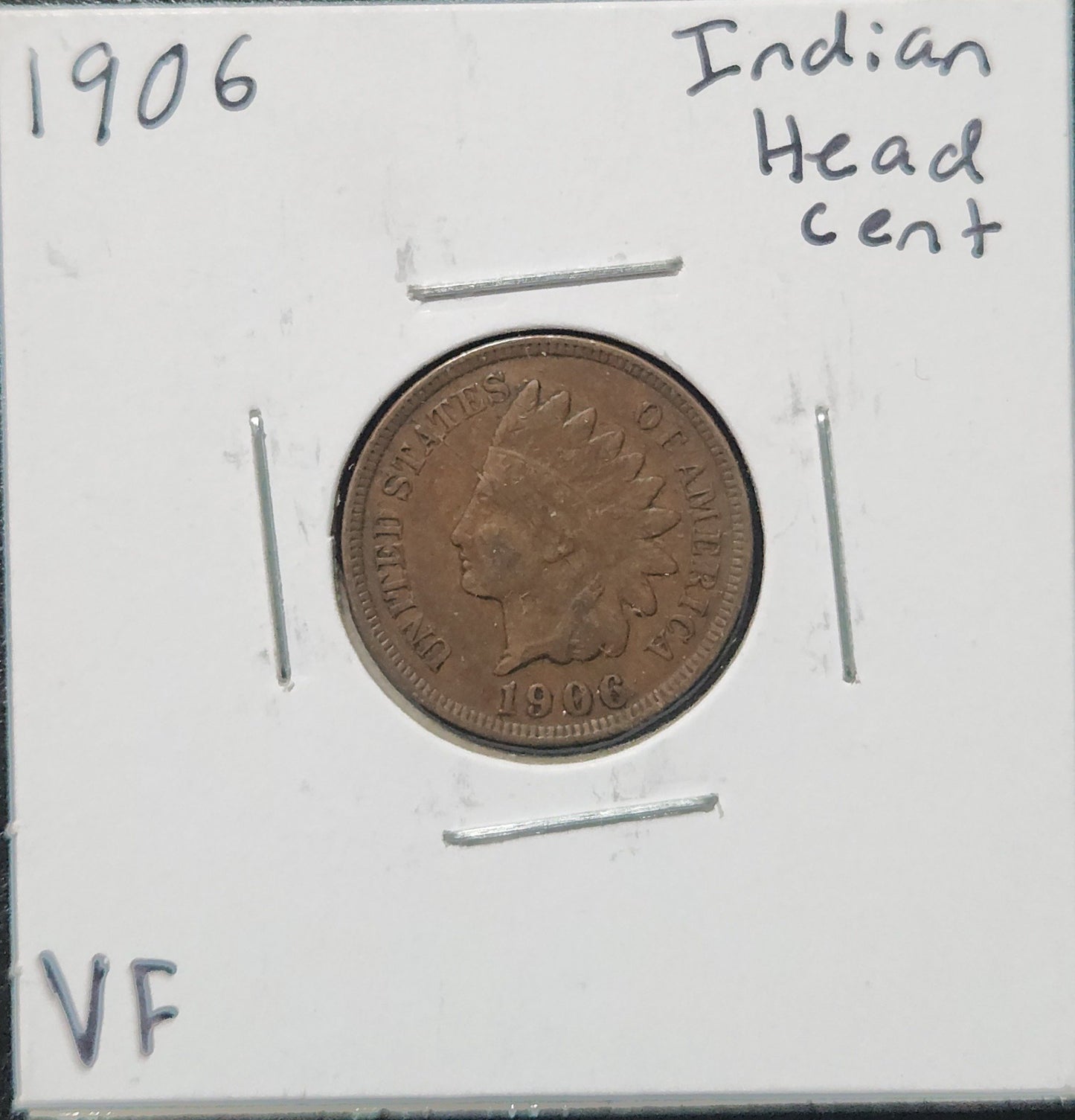 1906 Indian Head Cent VF 1440.D20 — Obverse