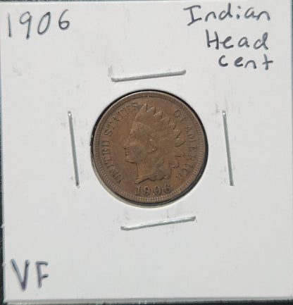 1906 Indian Head Cent VF 1440.D20 — Obverse