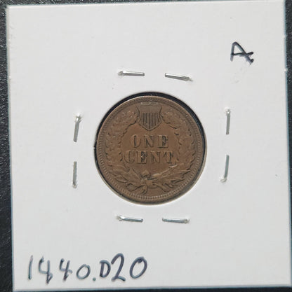 1906 Indian Head Cent VF 1440.D20 — Reverse