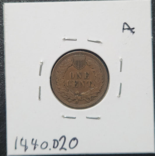 1906 Indian Head Cent VF 1440.D20 — Reverse