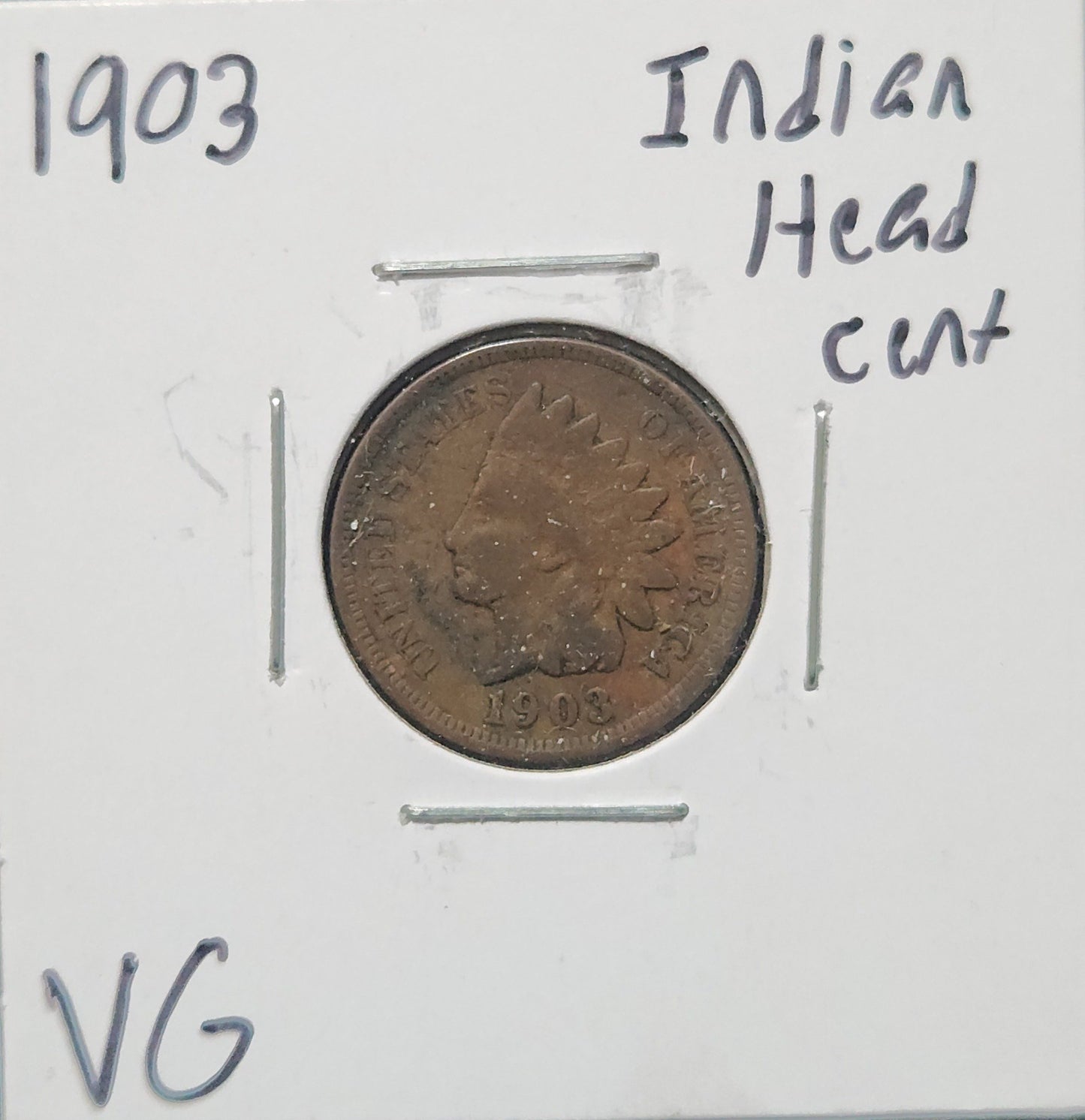 1903 Indian Head Cent VG 1431.D10 — Obverse