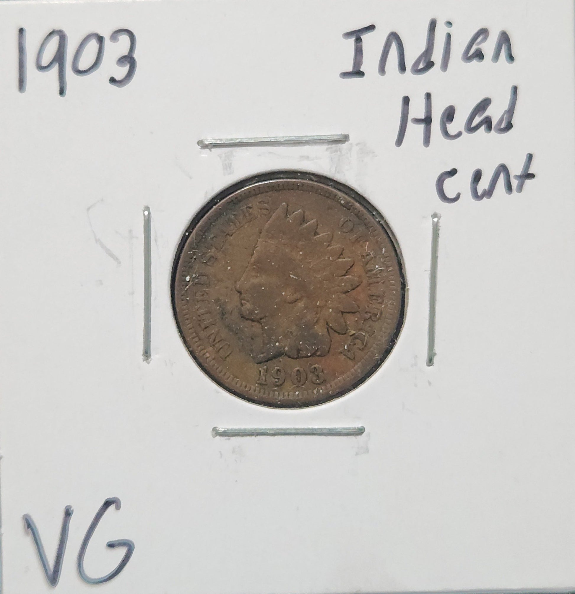 1903 Indian Head Cent VG 1431.D10 — Obverse