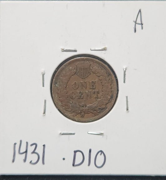 1903 Indian Head Cent VG 1431.D10 — Reverse