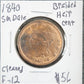 1840 Braided Hair Cent Small Date Cleaned F-12 1069.12-A — Obverse