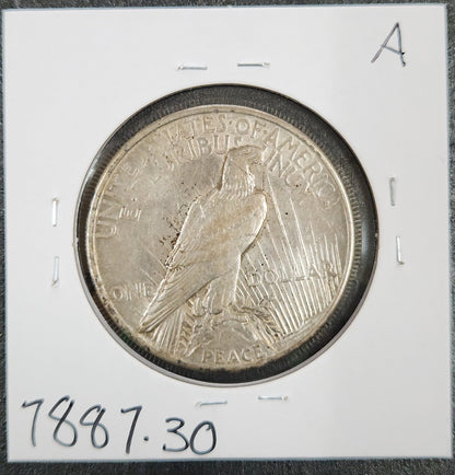 1921 Peace Dollar VF-30 7887.30-A — Reverse