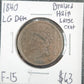 1840 Braided Hair Cent Large Date F-15 1066.15-A — Obverse
