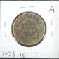 1837 Coronet Head Large Cent Medium Letters F-15 1036.15-A — Reverse