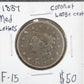 1837 Coronet Head Large Cent Medium Letters F-15 1036.15-B — Obverse
