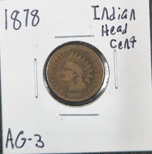 1879 Indian Head Cent VG-8 1350.8-A — Obverse