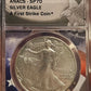2022-W American Silver Eagle Burnished ANACS SP70 West Point Mint — Obverse