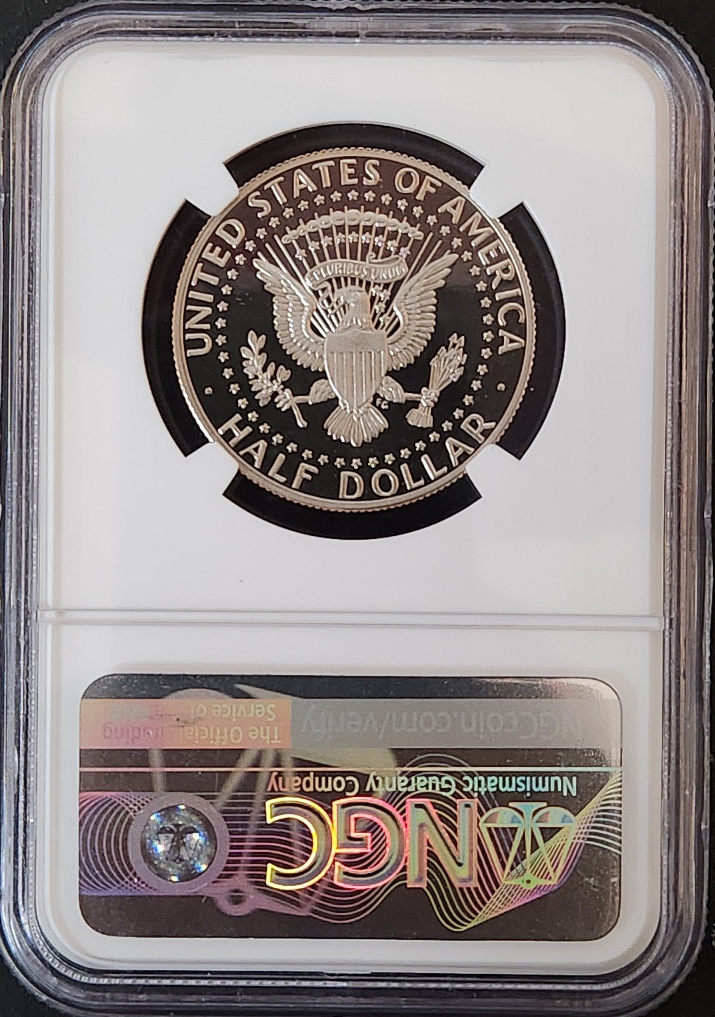 2022-S Kennedy Half  Clad Proof 70 Ultra Cameo Early Releases 82991370006561515016 — Reverse
