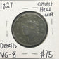 1827 Coronet head cent DVG-8 940.D8 — Obverse