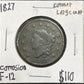 1827 Coronet Head cent DF-12 940.D12 — Obverse