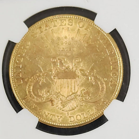 1904-S $20 Gold Liberty NGC AU58 3519023-004 — Reverse